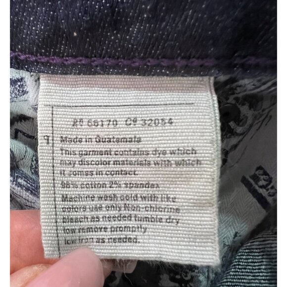 Pilcro Anthropologie Jeans Women Size 31 Flare Bootcut Dark Wash Denim Stretch - Picture 11 of 16